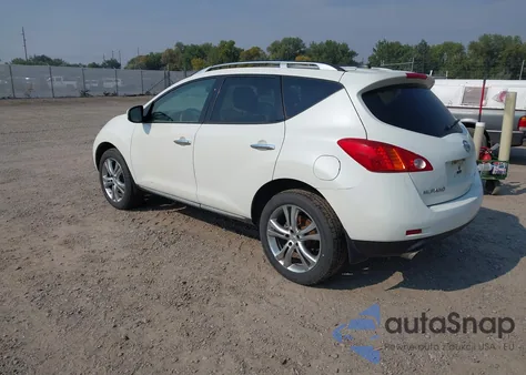 2009 Nissan Murano Le z USA, uszkodzony, nr VIN JN8AZ18W59W112803